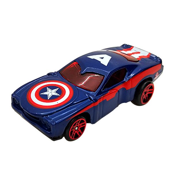 Marvel Super Hero Toys Avengers Metal Alloy Cars Model Captain America Spider Man Iron Man Kids Birthday Gifts