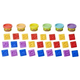 Alphabet Block Silicone Mould, Play Dough Letters