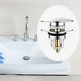 thumbnail image 4 of Qnjujn Brass Sink Stopper with Filter, Plug & Play Design, Anti-Odor & Anti-Clog Drain Plug for Basin, Bathroom, Kitchen, Leak-Proof & Easy Install, 4 of 6