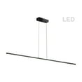 thumbnail image 4 of Modern Pendant Light - 30W Matte Black Horiz Shade with Acrylic Diffuser, 4 of 4