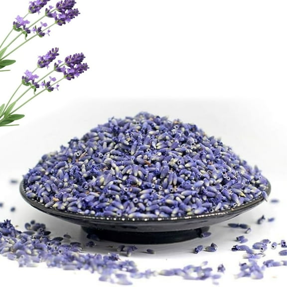 Dried Lavender Flowers,Portable Lavender for Crafts,1Pack of 0.22Lb Durable Natural Dried Flowers Buds for Soap,Candle,Sachets,DIY