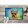 thumbnail image 5 of Carolines Treasures DAC2575JMAT 0.15 x 24 x 36 in. Yorkshire Terrier Hippie Dawg Indoor or Outdoor Mat, 5 of 6
