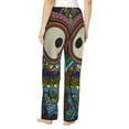 thumbnail image 3 of Balery Boho Owl print Women's Pajama Pants,Ultra Lightweight Pjs,Lounge Pant-XX-Large, 3 of 9