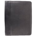 thumbnail image 2 of Piel Leather Zippered Padfolio, Black, One Size, 2 of 3