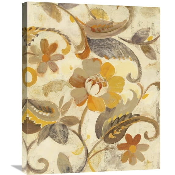Global Gallery Albena Hristova 'Autumn Garden III Light' Canvas Wall Art