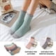thumbnail image 3 of CRAFTHROU 5Pares Calcetines Gruesos Mujer En Poliéster Para Uso Diario Y Descanso, 3 of 6