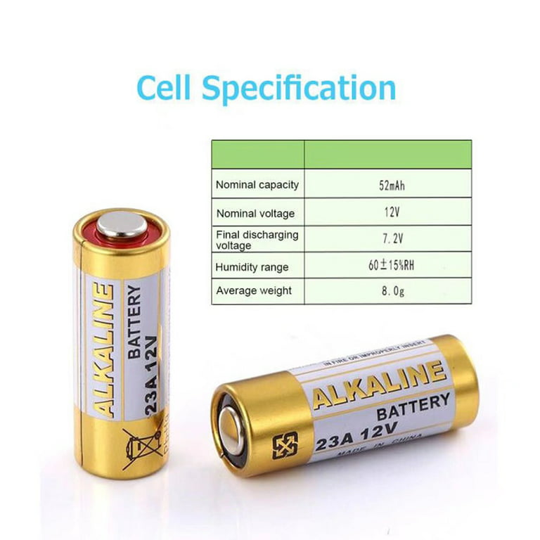 12V 23A Alkaline Battery