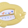 thumbnail image 3 of Termómetro de baño para bebé Termómetro de agua para bañera de bebé con forma de pez pequeño y lindo para uso en seco y húmedo Amarillo, 3 of 12