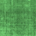 thumbnail image 1 of Ahgly Company Indoor Square Oriental Emerald Green Industrial Area Rugs, 4' Square, 1 of 4