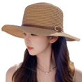 thumbnail image 5 of SikaFu New Straw Hat Girl Summer Flat -Ding Ding Ribbon Grand Hat Grass Cao Cao Cao Cao Cao Cao Cao Cao Cao Cao Cao Cao Cao Cao Cao Beach Hat Advanced Hat, 5 of 6