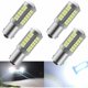 thumbnail image 1 of Bombillas LED de señal de giro 1156 BA15S P21W 5630 33SMD, 900 LM, luz de marcha atrás superbrillante, luz de freno trasera, luces antiniebla, luz trasera de posición, 12-30 V, 3,6 W (4 unidades), 1 of 4