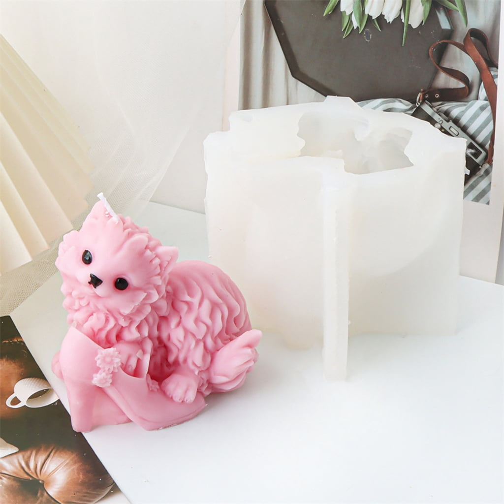 Geemin Statue Moulds Silicone Candle Molds Crafts Mold Cute Shape Handmade Craft Mold Silicone Ornament Molds for Statue