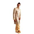 thumbnail image 2 of Saris and Things Or avec Argent Sherwani Intérieur pour Hommes. Ce Produit Est Fait sur Commande., 2 of 4
