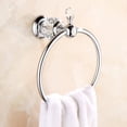 thumbnail image 3 of YUELONGHU Round Towel Ring Towel Rack Bathroom Towel Bar Hanger Pendant Towel Ring, 3 of 4
