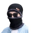 thumbnail image 2 of Zhaomeidaxi Winter Beanie Hat Scarf Set for Men and Women Warm Knit Hat Thick Neck Warmer with Fleece Lined Winter Cap, 2 of 8