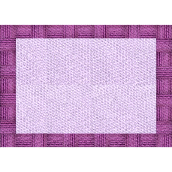 Ahgly Company Machine Washable Indoor Rectangle Transitional Blossom Pink Area Rugs, 2' x 5'