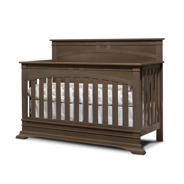 Sorelle Furniture 785-CHOC Emerson 4-in-1 Convertible Panel Crib, Chocolate