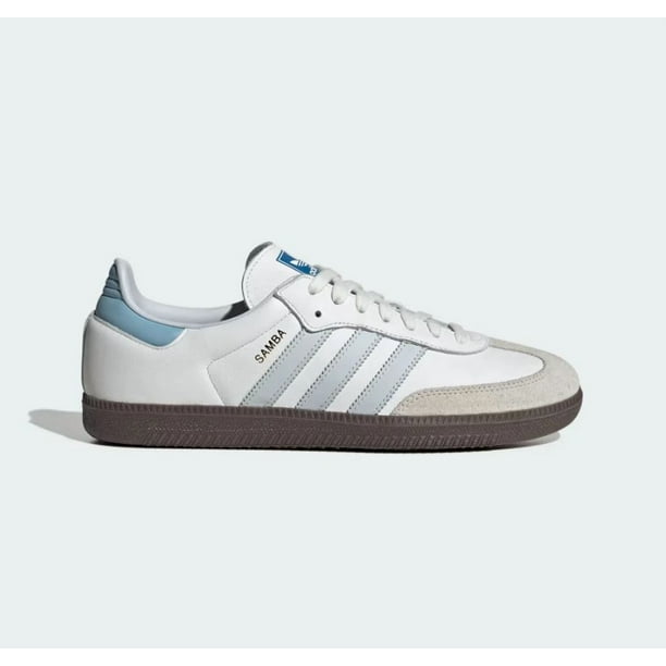 Adi - das Samba OG Core White Halo Blue Gum ID2055 Men Casual Sneakers