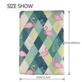 thumbnail image 3 of Pofeuu Flamingo Print Travel Document Organizer Passport Holder Men Women for Family (6.5 in x 4.5 in),Wallet Holder Credit Card Clutch Bag Case, 3 of 5