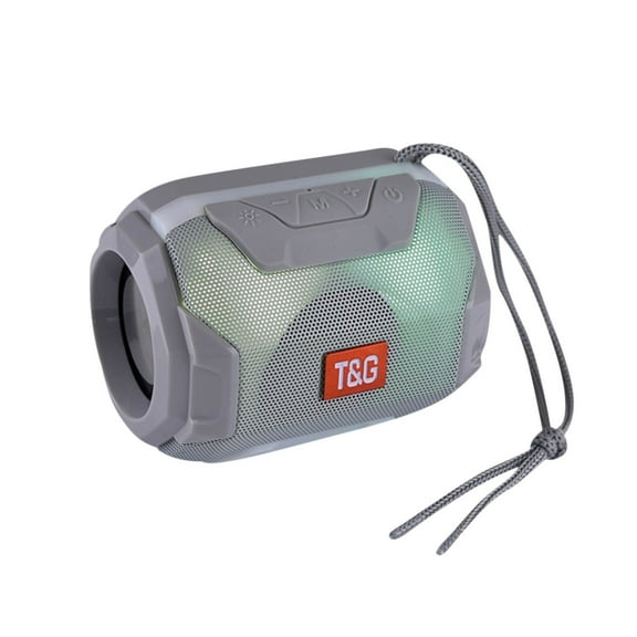 Byujiro Portable Bluetooth Speaker Wireless with Color LED Luminous Speaker Outdoor Radio, Outdoor Party Speaker for Beach, Camping & Home Use, Ideal Gift Idea