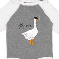 thumbnail image 4 of Inktastic French Goose says Honque Boys or Girls Long Sleeve Baby Bodysuit, 4 of 5