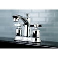 thumbnail image 2 of kingston brass fb7615zx millennium 4-inch center set lavatory faucet with retail pop-up oil rubbed bronze, 2 of 3