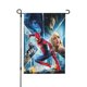 thumbnail image 1 of Bandera de jardín de temporada de Spider-Man, bandera de doble cara, bandera navideña para decoración navideña al aire libre., 1 of 8