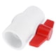 thumbnail image 5 of Válvula de bola, válvula de bola de PVC Accesorios para tuberías de agua cerradas Válvula de bola de PVC resistente y resistente, 5 of 8