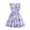 Blue, variant on Otqutp Girls' Floral Princess Parties Dress - Sleeveless Lace-Embellished Gown with Vintage Floral Print, Lightweight Summer Dress for Ages 8-12 Years