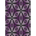 thumbnail image 1 of Ahgly Company Machine Washable Indoor Rectangle Transitional Purple Area Rugs, 8' x 12', 1 of 7