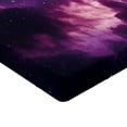 thumbnail image 2 of Ambesonne Space Fitted Sheet, Stars Dark Night Sky, Twin XL Size, Purple, 2 of 3