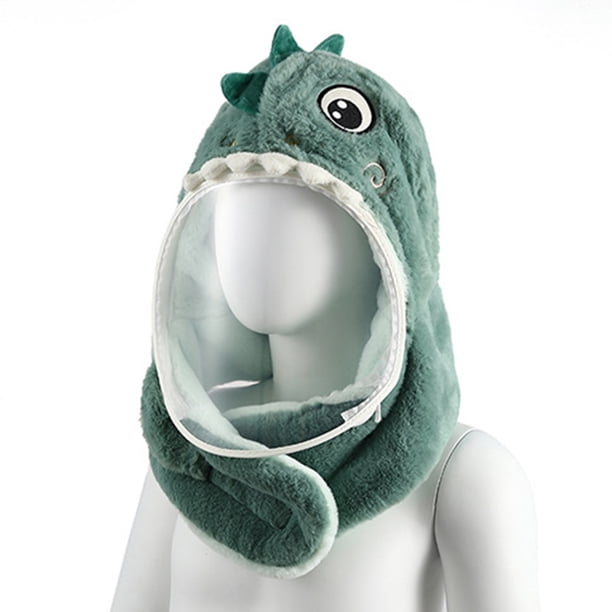 Gorro De Pasamontañas Para Niños, Gorro De Invierno De Lana Con Dibujos Animados, Calentador De Cuello Con Cubierta Facial Antivaho Desmontable Para Niños Y Niñas Minnieouse AP007831-01