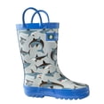 thumbnail image 2 of Oakiwear Kids Rain Boots For Boys Girls Toddlers Children Shark Frenzy, 2 of 3
