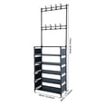 thumbnail image 4 of Storage rack,Side Cover Room Hall With 16 With 16 Metal Adjustable Hall With Metal Adjustable Hall Tiers Metal Adjustable 5 Tiers Metal Iuppa Cometx Metal Hitcher Side Qahm, 4 of 7