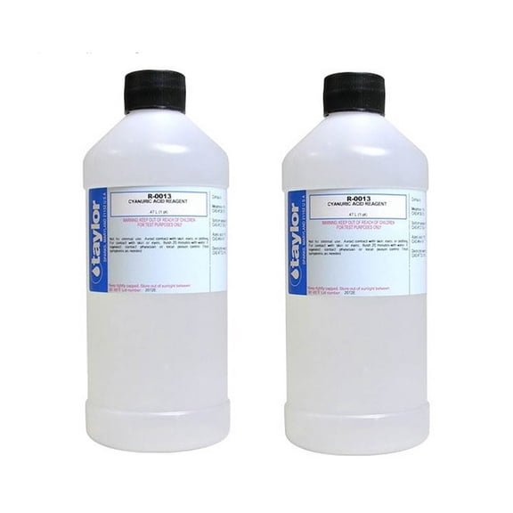 Taylor Swimming Pool Spa Test Kit Cyanuric Acid Reagent 13 16 oz Bottle (2 Pack)