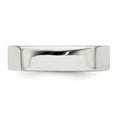 thumbnail image 5 of Bridal QWFB050-7.5 5 mm Sterling Silver Flat Band, Polished - Size 7.5, 5 of 7