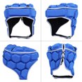 thumbnail image 3 of Protector de cabeza para casco deportivo para adultos de EVA, protector de cabeza para fútbol, béisbol (azul), 3 of 8