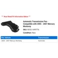 thumbnail image 2 of Automatic Transmission Pan - Compatible with 2005 - 2007 Mercury Monterey 2006, 2 of 2
