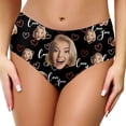 thumbnail image 2 of MKLEKYY Braguitas Cortas con Estampado Diy para Mujer, Ropa Interior Sexy de Tiro Bajo, A La Moda para San Valentín, 2 of 4