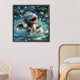 thumbnail image 4 of Kit de pintura por números sobre lienzo, arte al óleo artesanal, dragón salpicando agua, 40x40cm, 4 of 9