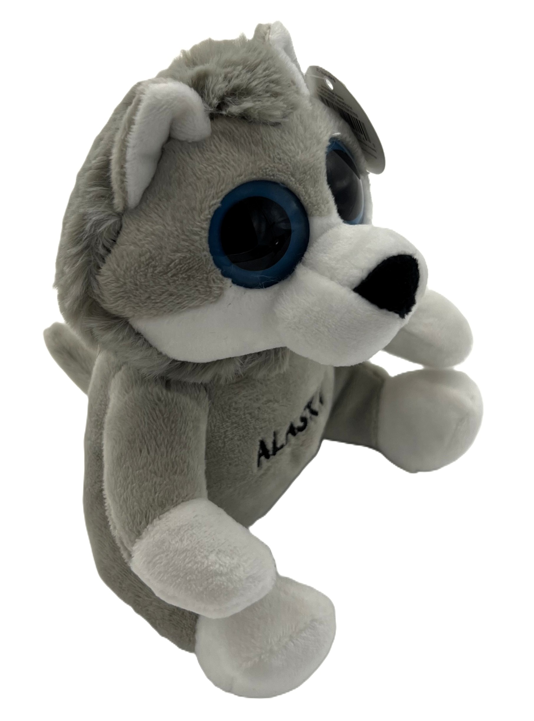Alaskagift Ak Big Eye Wolf Plush 6 Inch