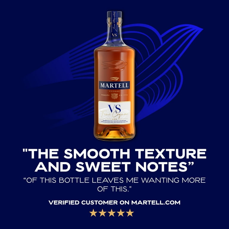 Martell VS Cognac, 750 ml Bottle, 40% ABV - Walmart.com