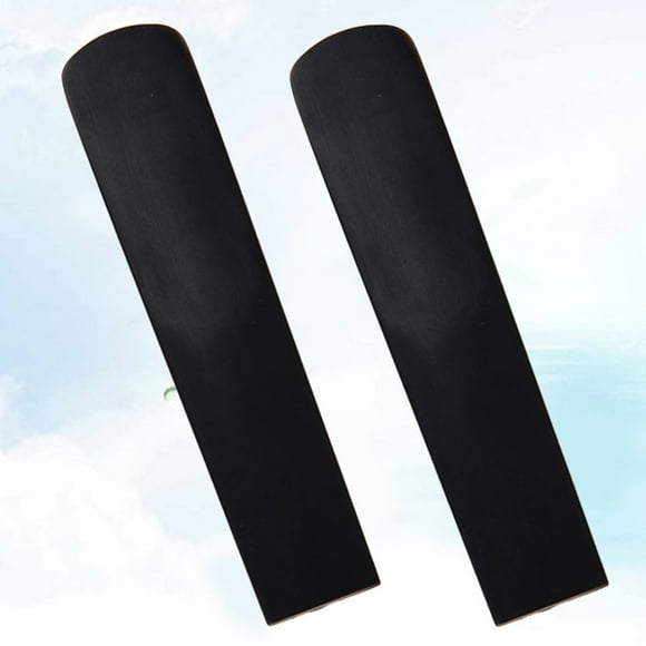 LEEYNEER2 Pcs Traditional Alto Saxophone Professional Saxophone 7X1.56 Cm Black