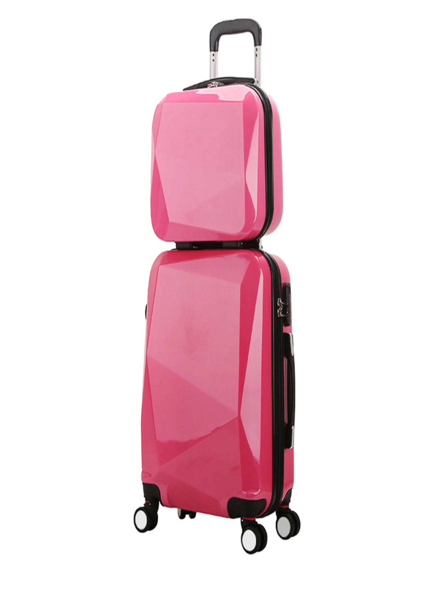 Diamond 2 Piece CarryOn Spinner Luggage Set