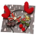 thumbnail image 1 of Coofit Christmas Party Accessories Festive Cute Hair Clips Set Xmas Hair Accessories, 1 of 10