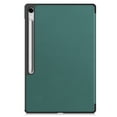 thumbnail image 3 of Dteck Smart Slim Case for Samsung Galaxy Tab S10 FE Plus 13.1 inch X620 / X626B Shockproof Leather Tri-Fold Stand Case Lightweight Hard Shell Cover for Galaxy Tab S10 FE+,Darkgreen, 3 of 7