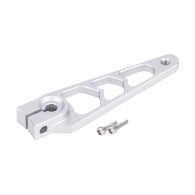 lionlar 25T Servo Rocker Arm Accessories Repair Long Steering Servo Arm for D4 Drift Silver