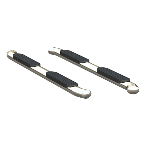 ARIES Nerf Bars S225044-2 4-Inch Oval Polished Stainless Steel Side Bars Fits 2019-2023 RAM 1500 Big Horn, Lone Star, Laramie