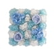 thumbnail image 1 of Fondo de arreglo de pared de flores artificiales para boda con hilera de flores, arco de flores DIY Azul oscuro, 1 of 9