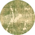 thumbnail image 1 of Ahgly Company Indoor Round Abstract Brown Modern Area Rugs, 7' Round, 1 of 4